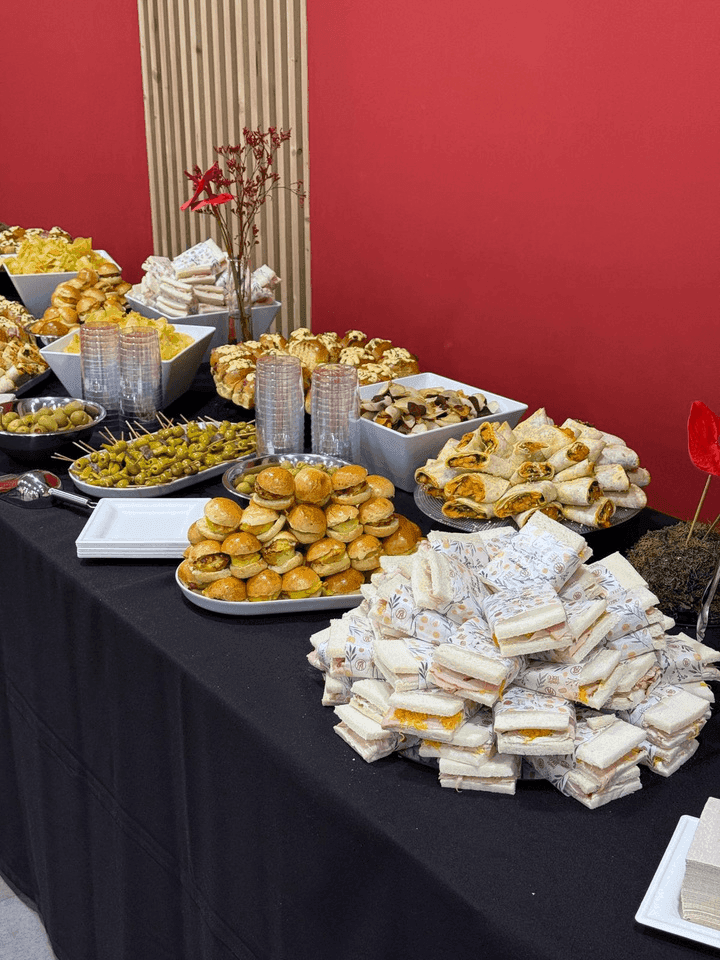 Detalle gastronómico en evento
