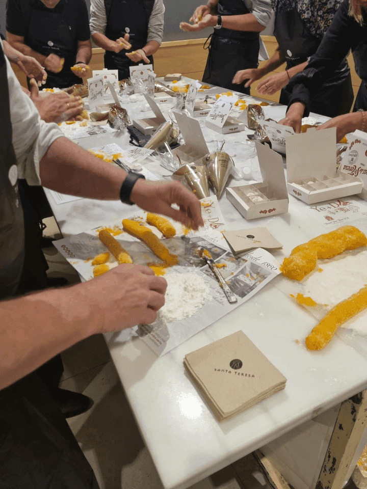 Encuentro de equipo alrededor de la gastronomía